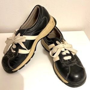 90s Vintage Steve Madden "P Babie" Striped Sneakers / Vintage Bowling Shoes